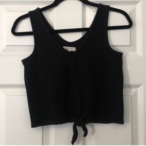 Madewell Tie Front Cropped Tank